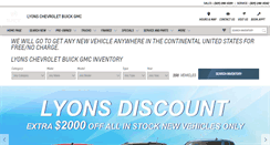 Desktop Screenshot of lyonsgm.com